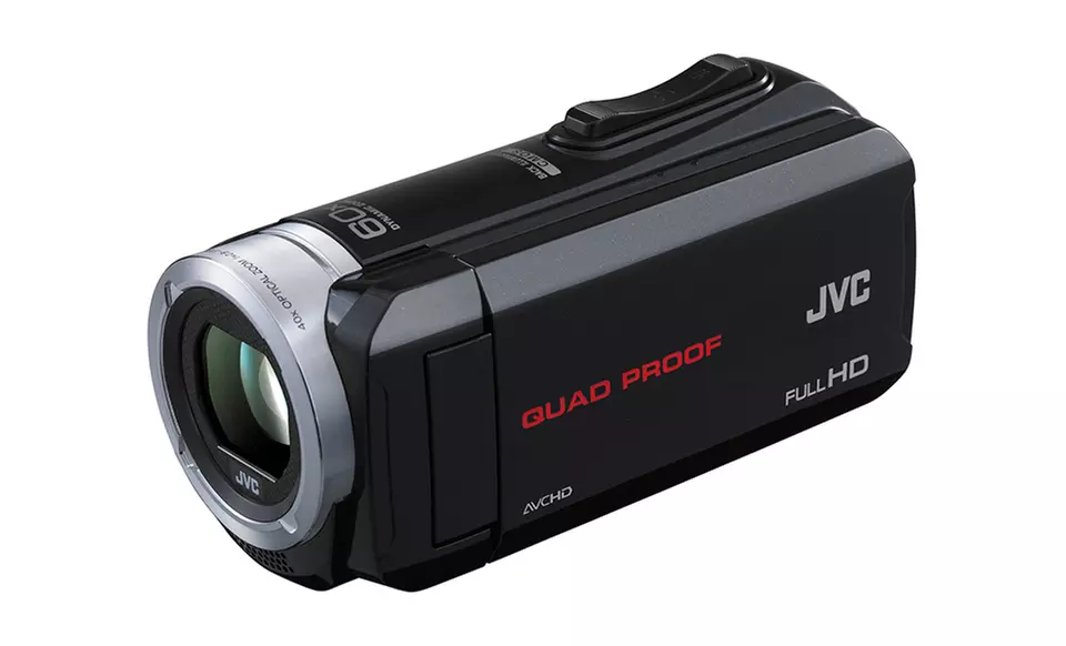 JVC Quad-Proof Everio Rugged Full-HD 40x Camcorder (Refurbished) - Second Medium
