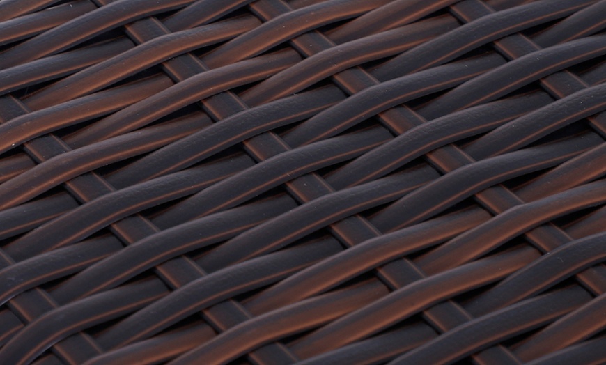 Image 9: Outsunny Rattan-Effect Bistro Set