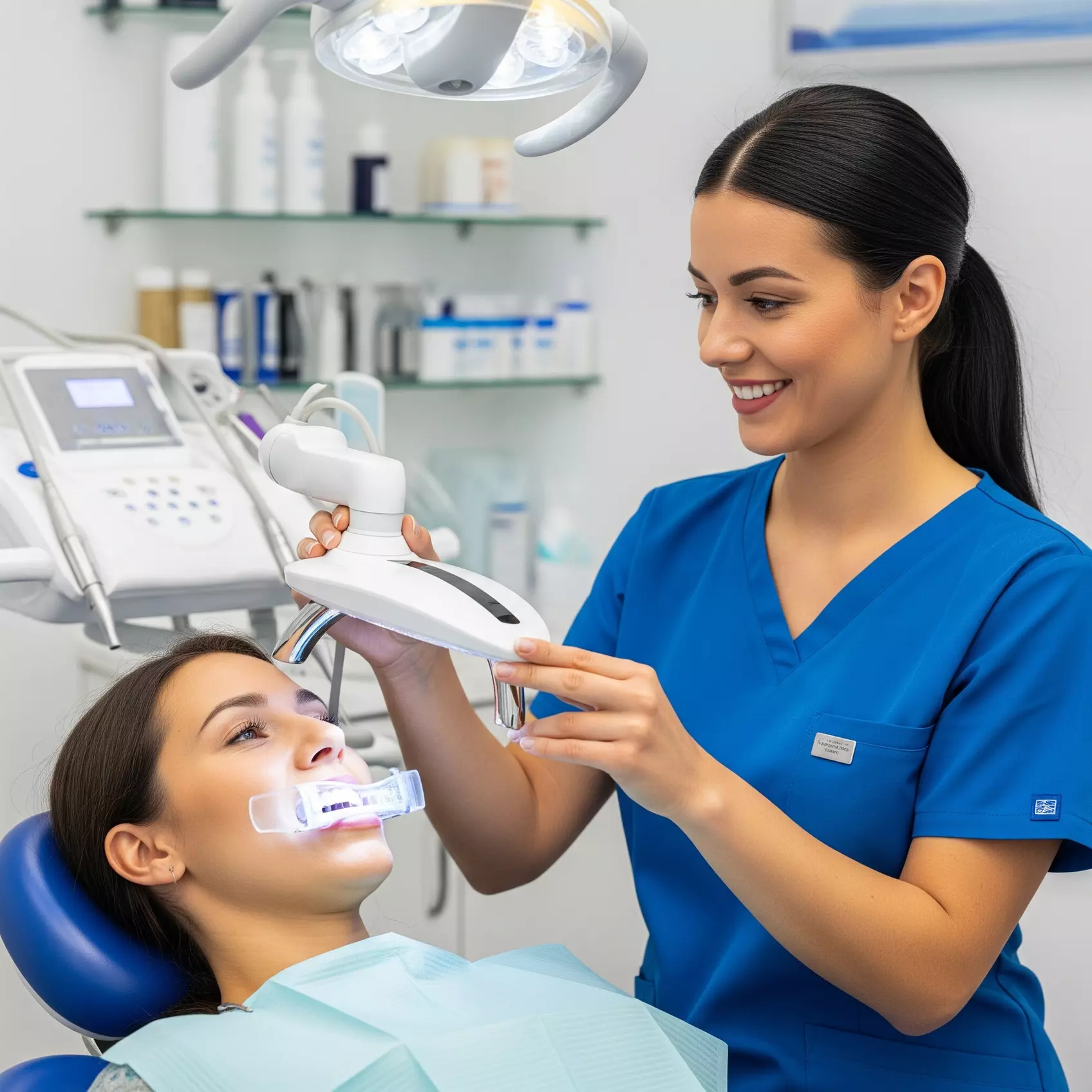 Professional 1-Hour Teeth Whitening Session at Advanced Smile