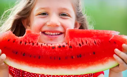 $15 for a Dozen Ears of Corn, One Watermelon, and Unlimited Summer Jump Sessions at Dave's Fresh Produce ($40 Value) - Primary Image
