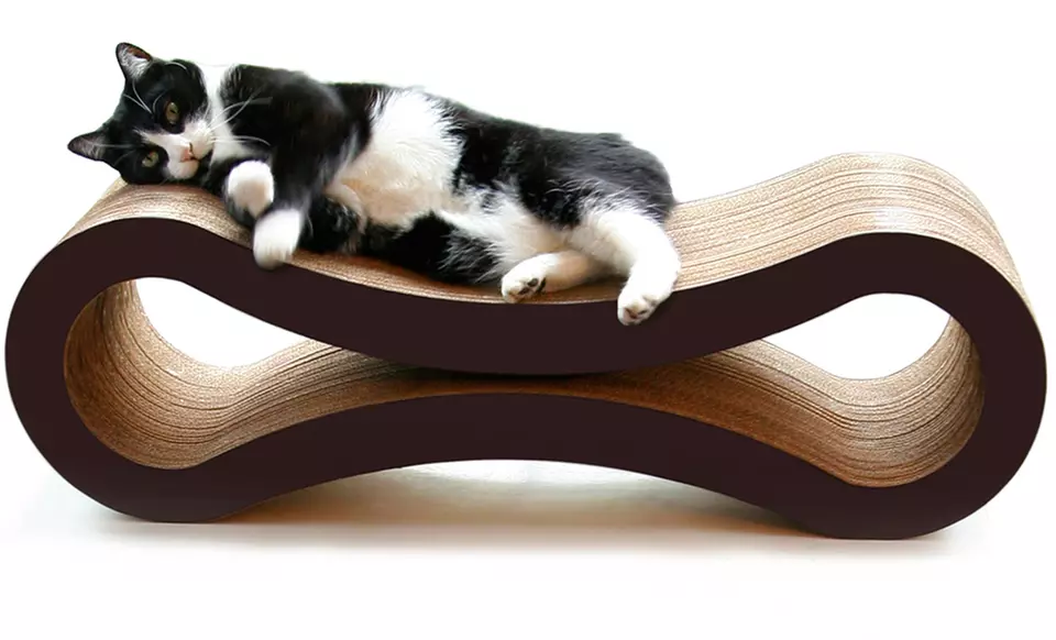 $39.99 for a PetFusion Cat Scratcher Lounge ($99.95 Value). Two Colors Available. Free Shipping and Free Returns. - Primary Image