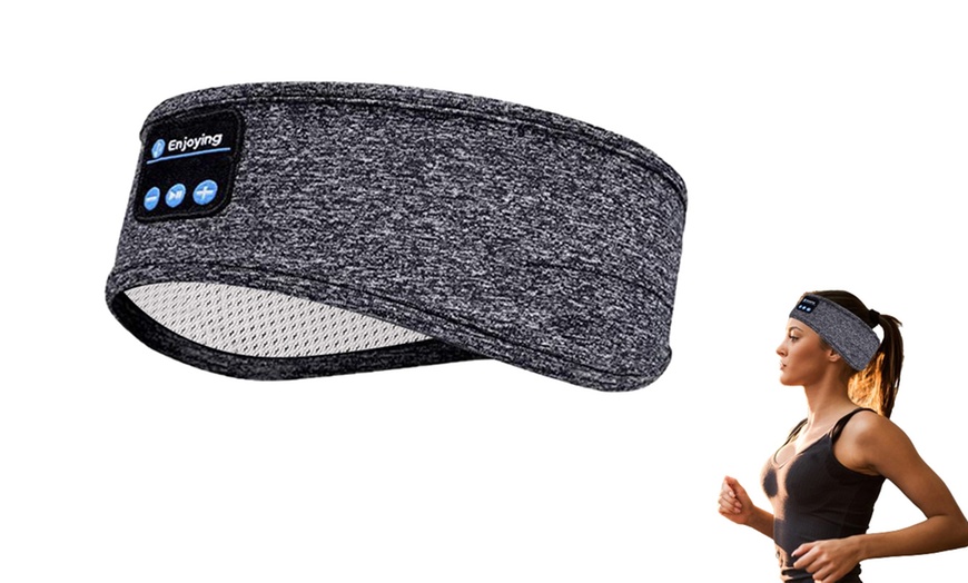 Image 8: Bluetooth Headband Headphone