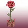 Image 1: DIY Wooden Flower Bouquet 3D Puzzle Craft Kit