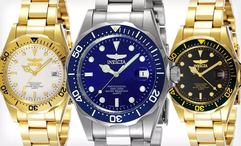 Invicta Men’s Pro Diver Watch (Up to 77% Off). Four Options Available. Free Shipping and Free Returns. - Primary Image