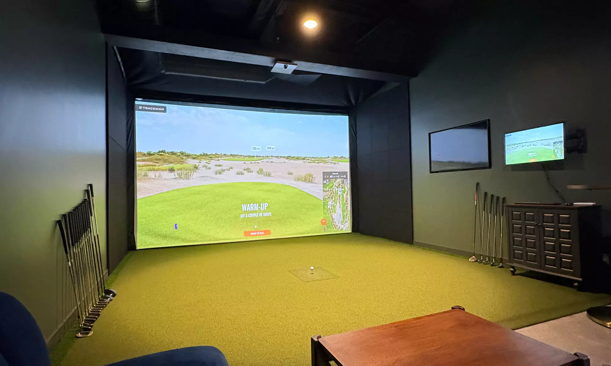 Indoor Golf Fun: 1–3 Hour Bay Rentals with Rental Clubs Included