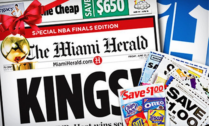 Newspaper Subscription Miami Herald Groupon