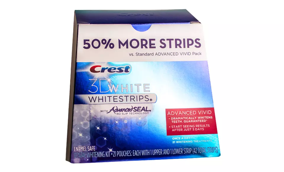 Crest 3D Whitestrips – Glamorous White (42 Total Strips) - Primary Image
