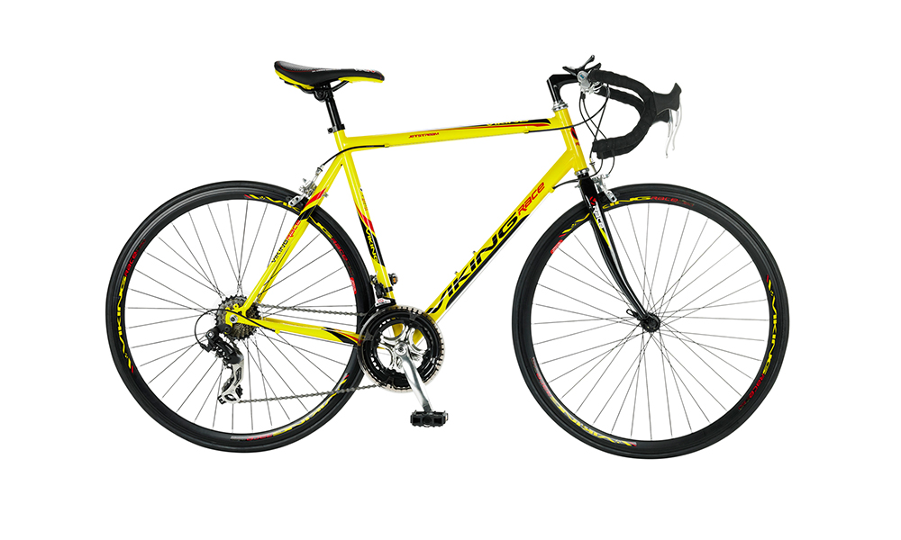 Viking racing shop bike yellow