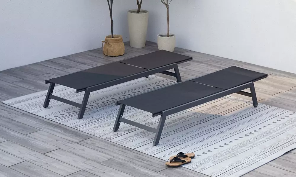 Lot de 2 transats Côté Lounge