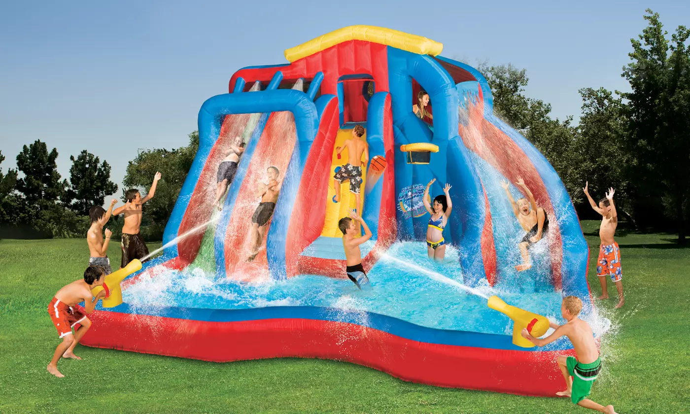 Banzai Hydro Blast Inflatable Water Park - Primary Image