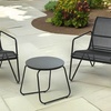Image 1: Three-Piece Outdoor Bistro Garden Furniture Set