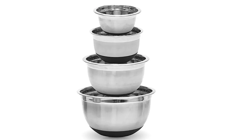 4-Piece Stainless Steel Mixing Bowl Set - Second Medium