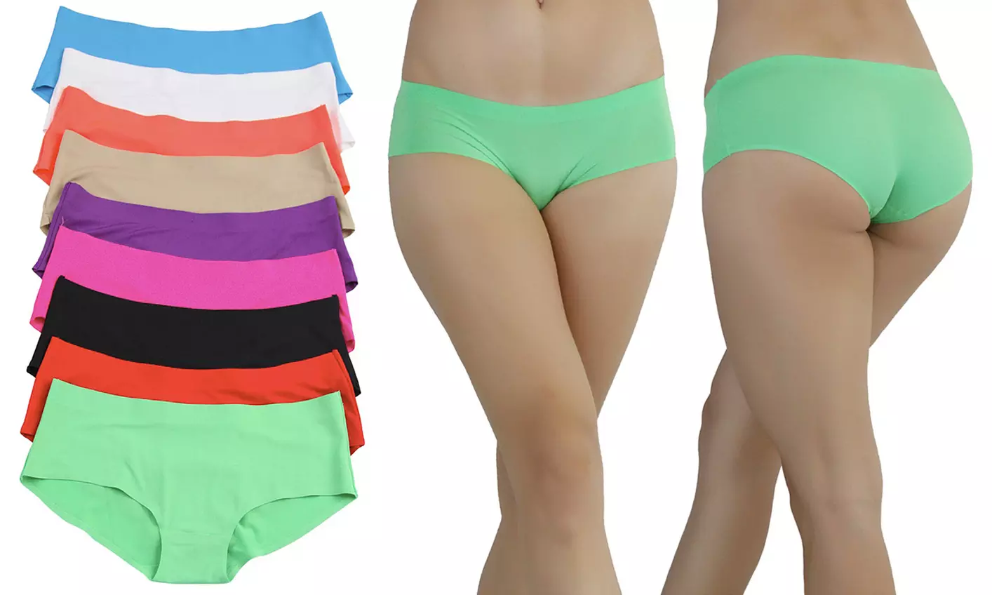 Women's Laser-Cut Hipster Briefs (6-Pack) - Second Medium