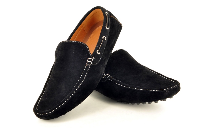 Image 5: Men's Faux Suede Casual Loafers