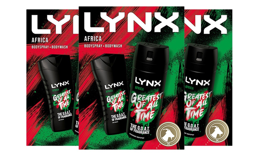 Image 4: Lynx Africa Greatest of All Time Body Wash and Body Spray Gift Set 