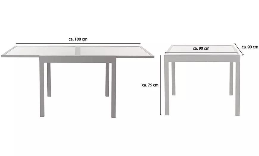 Image 11: Salon de jardin "Verano" avec table extensible de Home Deluxe