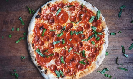 Large 2 Topping Pizza + Sacco Sticks - Tony Saccos Coal Oven Pizza Hartland