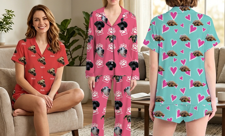 Image 18: Custom Photo Pajama Set from Justyling — Full or Half Set