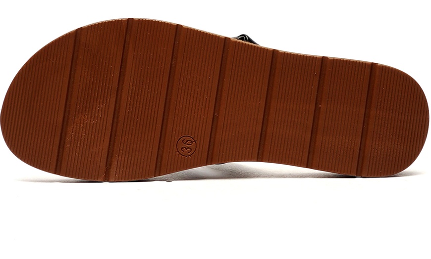 Image 4: Divaz Luxe Zurich Women's Sandal, Vegan-Friendly Comfort