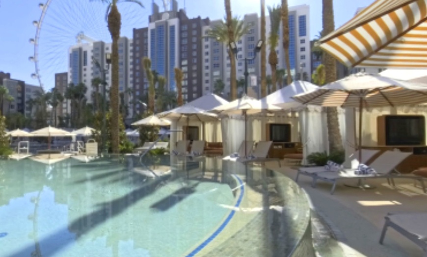 Image 6: Las Vegas Poolside Cabana at GO or Flamingo Pool – Up to 30% Off