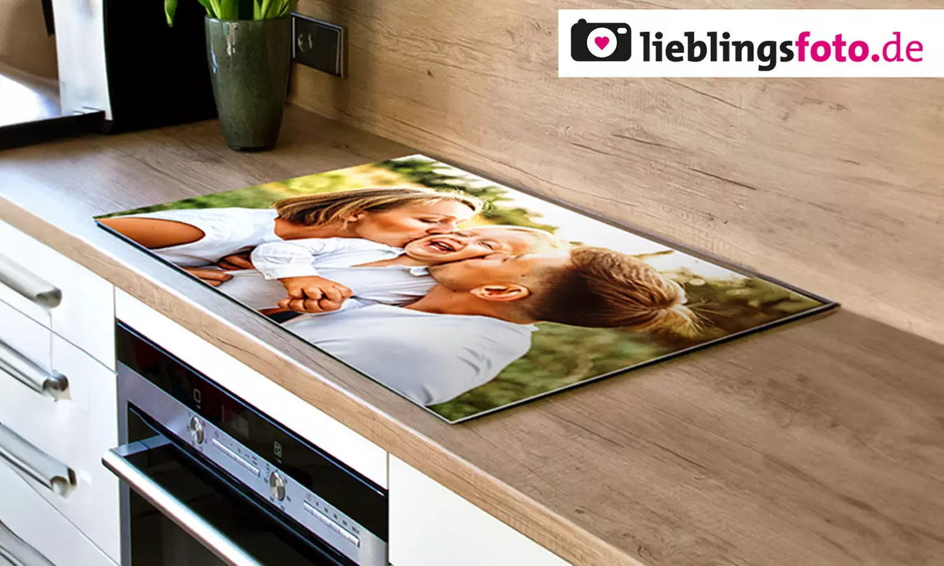 Personalisierbare Induktionskochfeld-Abdeckung in Größe nach Wahl