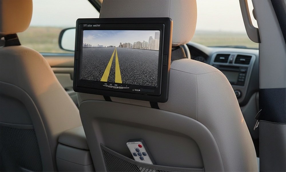 7-Zoll-LCD-Monitor mit 2 RCA-Eingängen, DVD MW26 fürs Auto