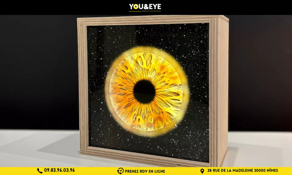 Vos yeux, une œuvre d'art : capturez l'essence de votre iris