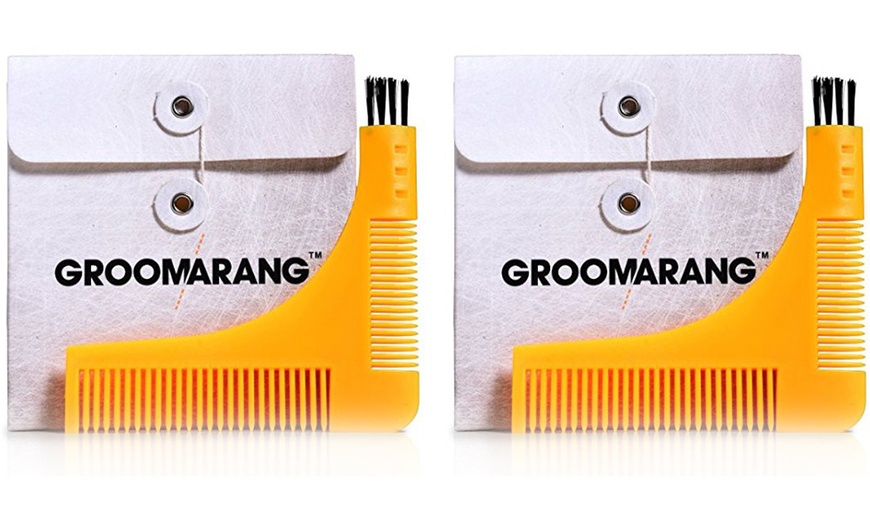 Image 2: One, Two or Three Groomarang™ Beard Styling Tools