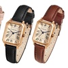 Image 1: Chic Retro-Style Ladies Watch, Elegant Design with Leather Strap