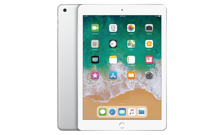 Image 1: Refurbished Apple iPad 5th Gen Excellent Grade, 32GB, Silver
