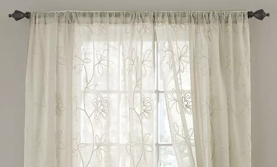 2-Pack of Laura Ashley Curtain Panels - Primary Image