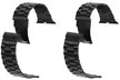 2er-Set Edelstahl-Ersatz-Armbänder für Apple Watch - Second Medium