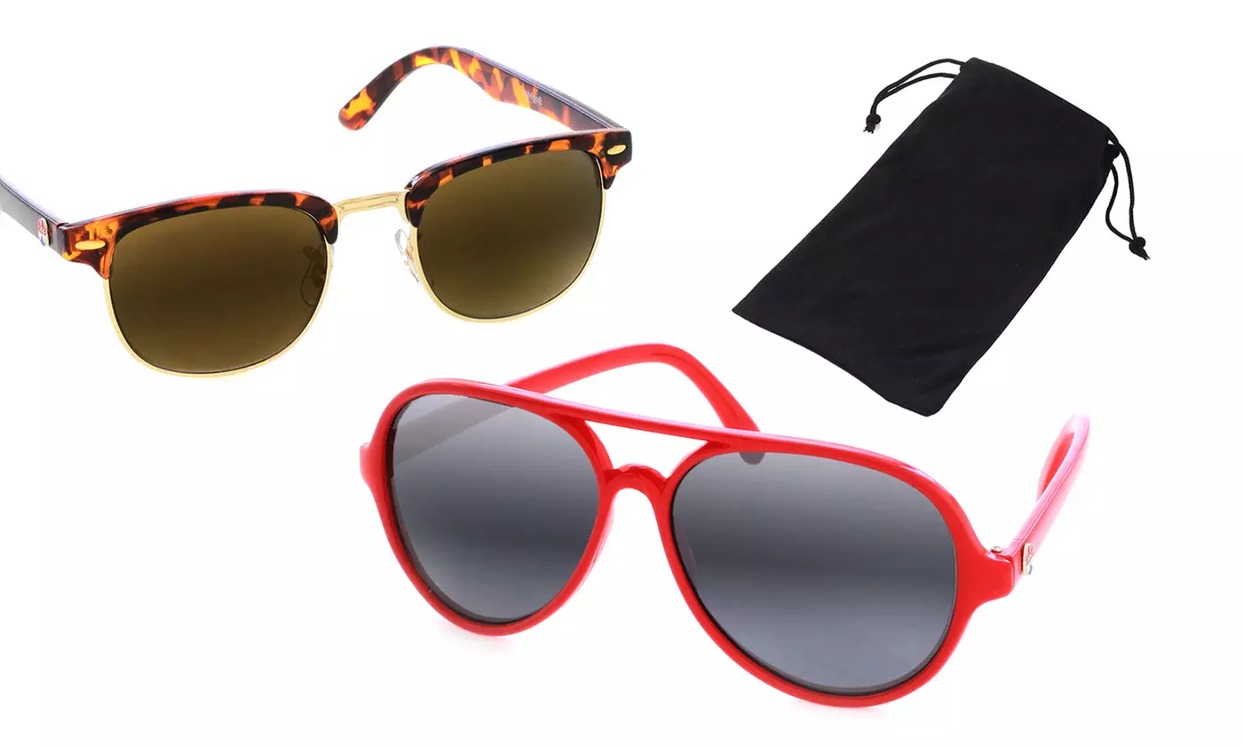 I Ski Retro-Style Sunglasses (2-Pack) - Primary Image