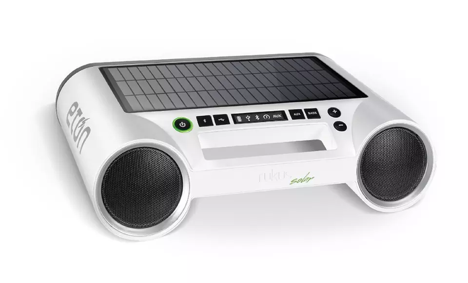 Eton Rukus Solar-Powered Portable Bluetooth Speaker. Free Returns. - Second Medium