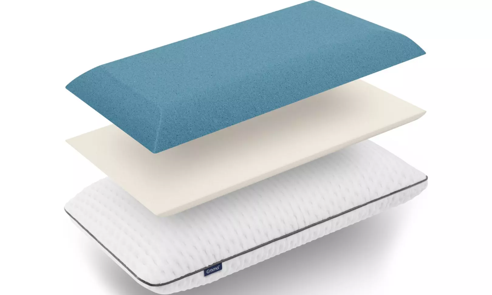 Hoofdkussen met traagschuim, met keuze uit model 'Emma' of 'Emma Diamond' met koeleffect