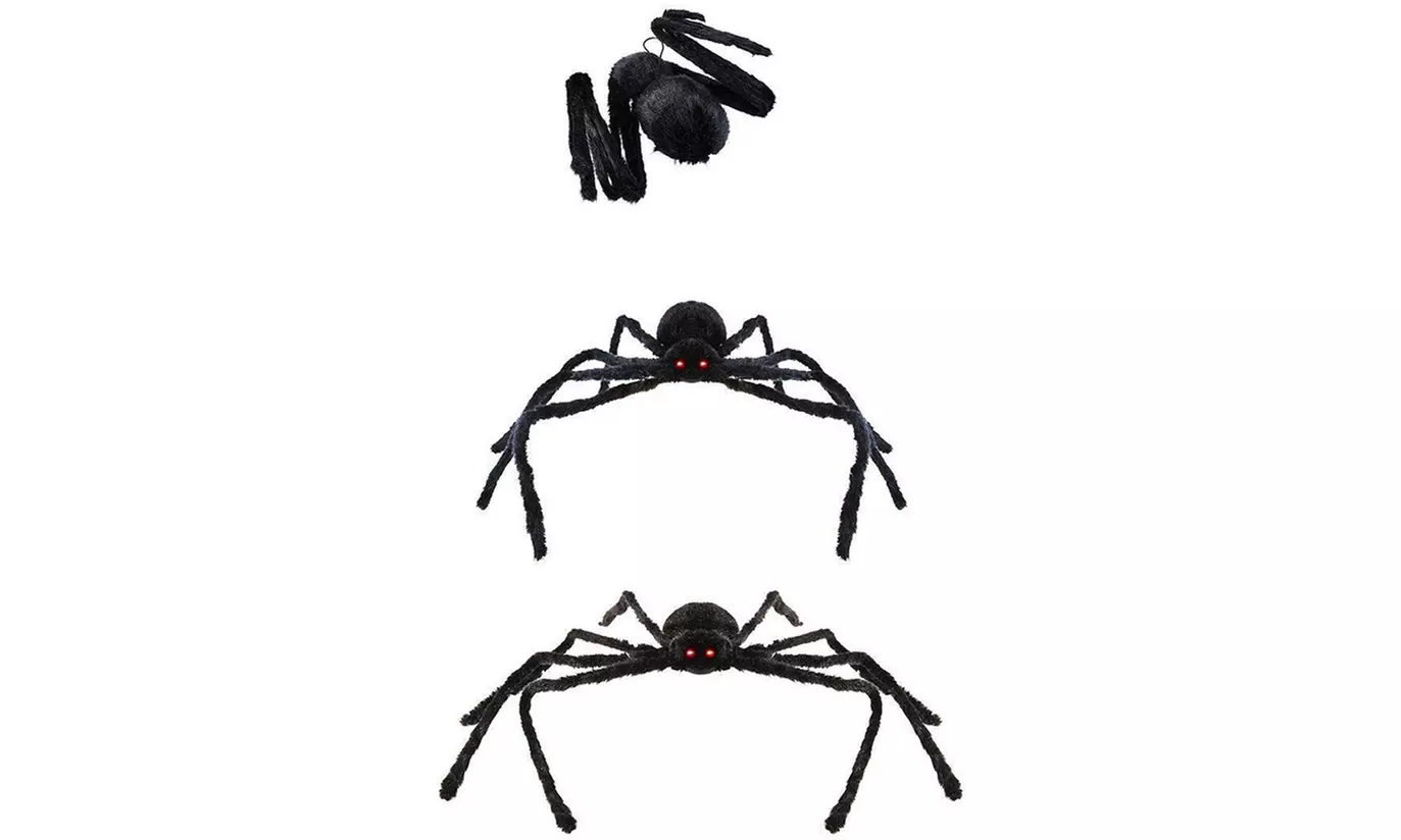 Giant Spider & Web Halloween Decoration Props