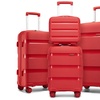 Image 20: KONO One or Four Piece Colorful PP Hard Shell Suitcase With TSA Lock
