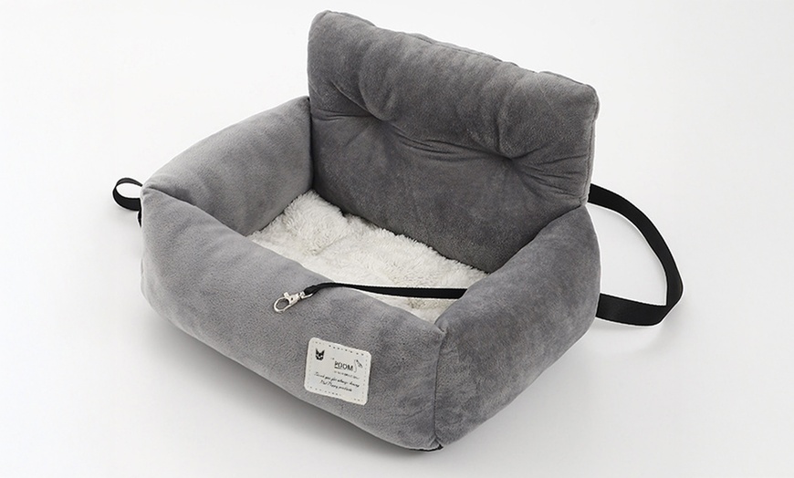 Image 4: Pet Backpack Carrier Expandable Dog Cat Travel Hiking Bag