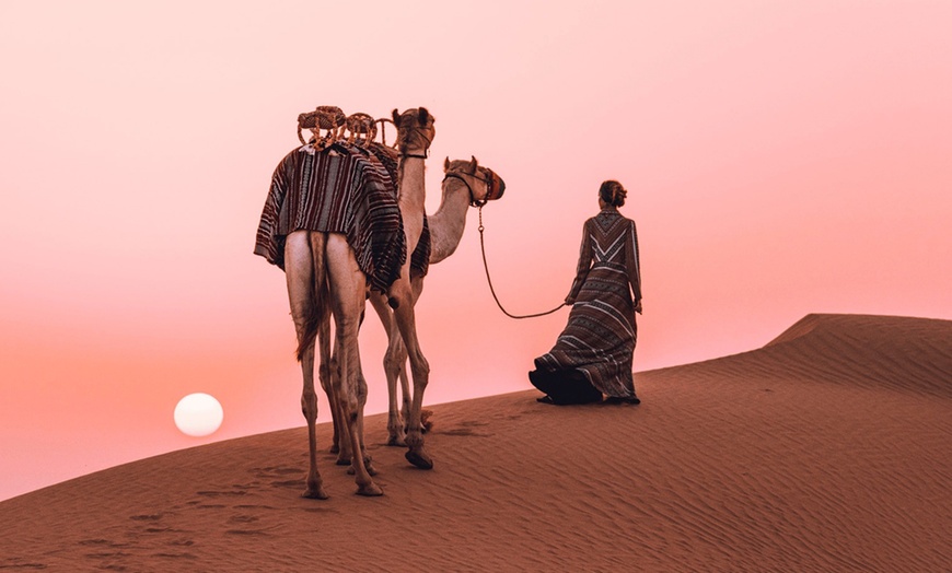 Image 1: VIP Desert Safari with Doorstep Transfer by 4x4 Car For Up to Four 