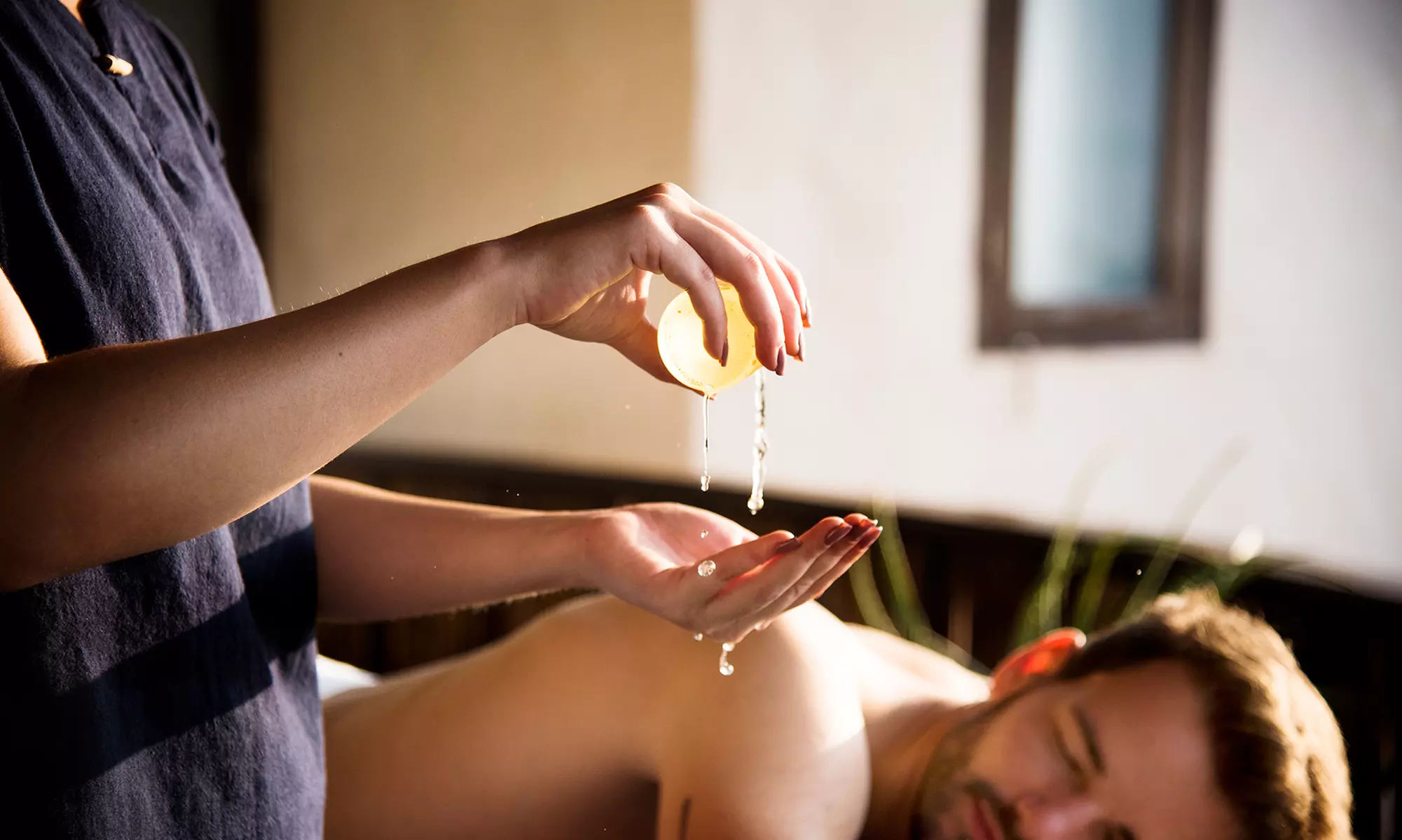 Relax with One, Two, or Three Abhyanga Massage and Sauna Session!