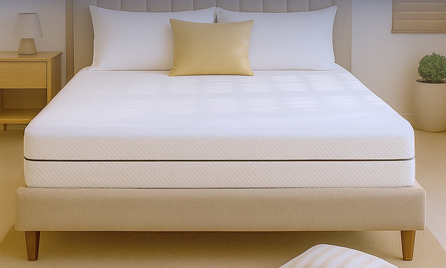 Image 4: Colchón ergonómico de espuma hipoalergénica, The White Stone