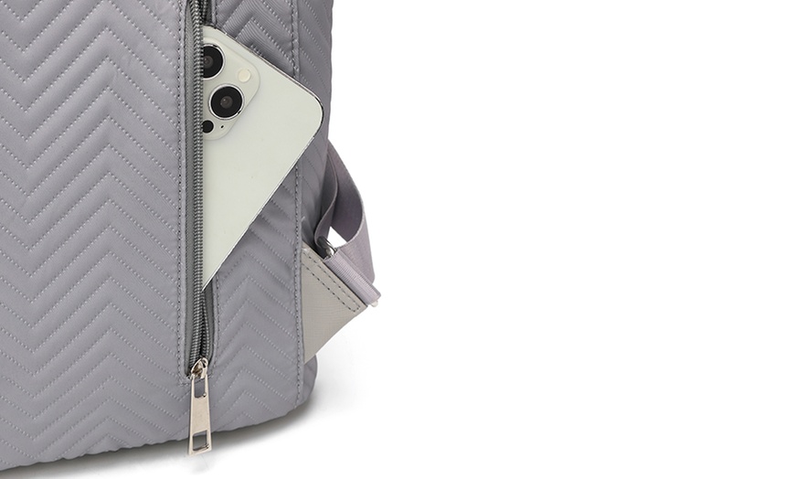 Image 47: MISS LULU Women's Fashion Lightweight Elegant Daily Backpack