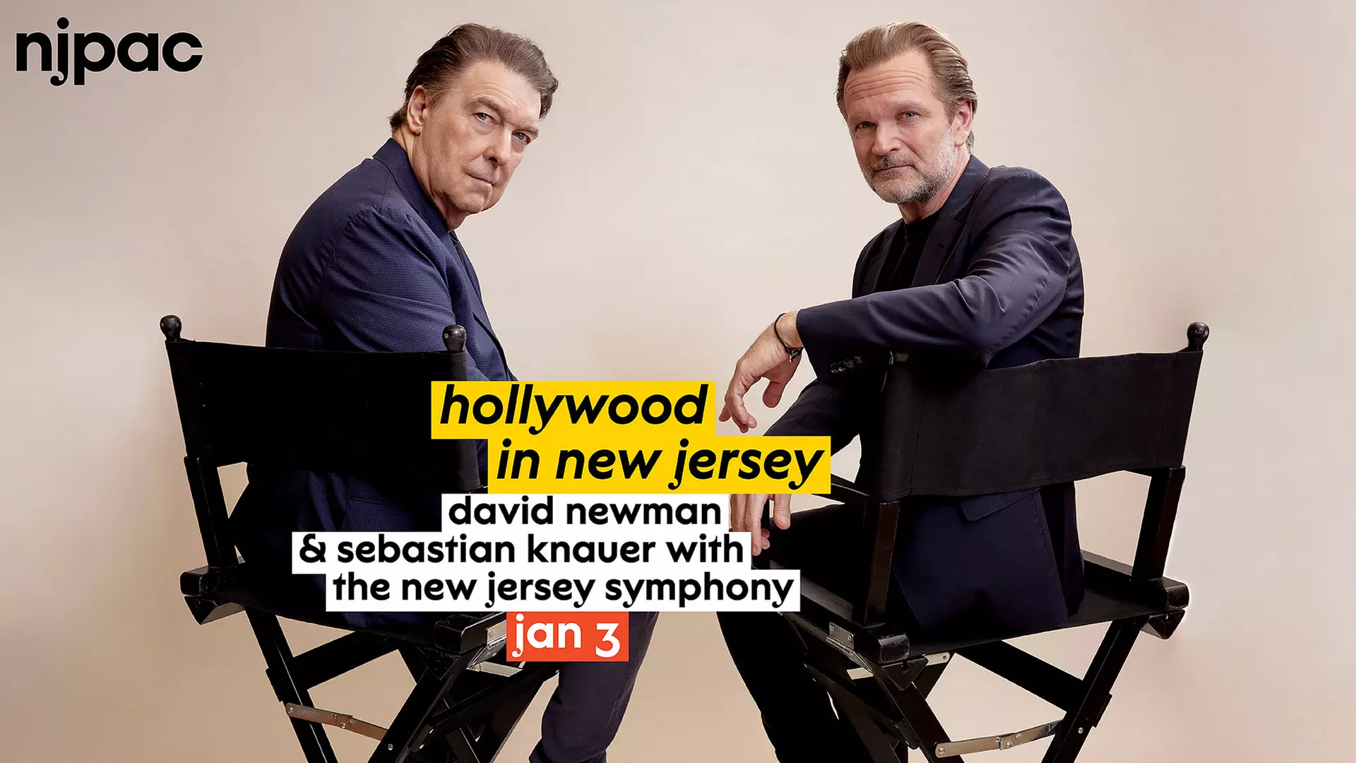 Sebastian Knauer & David Newman: Hollywood at NJPAC on January 3 at 8 p.m. - Primary Image