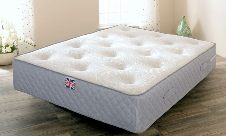 Image 1: Woollen Knit Pocket Sprung and Wool Fillings Mattress