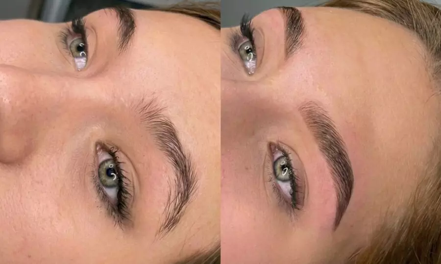 Micropigmentación de cejas o fusión con diseño previo