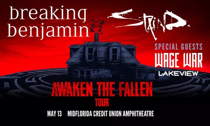 Staind & Breaking Benjamin May 13, 2025 at 5:30 p.m. - Primary Image