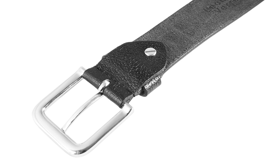 Image 12: Leonardo Verrelli leren riem