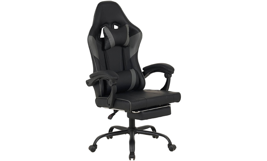 Image 6: Chaise de gaming ergonomique avec fonction massage