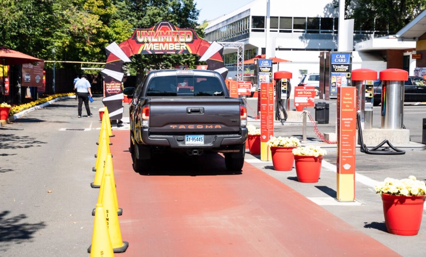 Image 3: One Works or Ultimate Car Wash Options with Ceramic Sealant