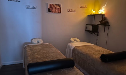 60 Minutes Single Choice of Massage w/ Free Hot Stones + 60 Min Facial Of Choice - Renewed Life Esthetics and Head Spa